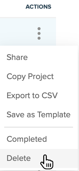 Project Library kebab menu with Delete selected.png