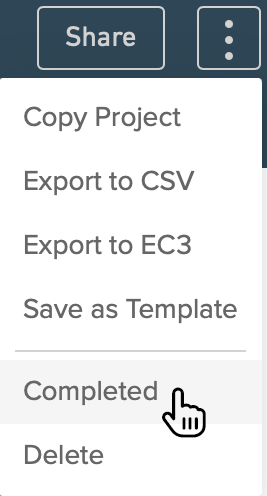 Project kebab menu with Completed selected.png