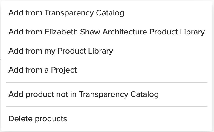 Add products button pulldown menu.png