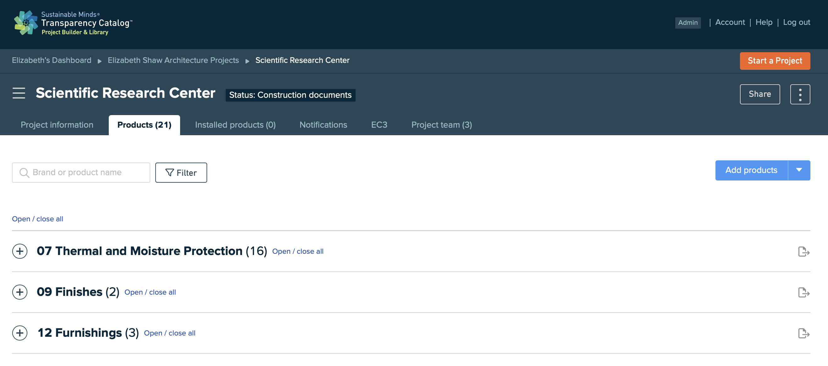 Products tab with search box.png