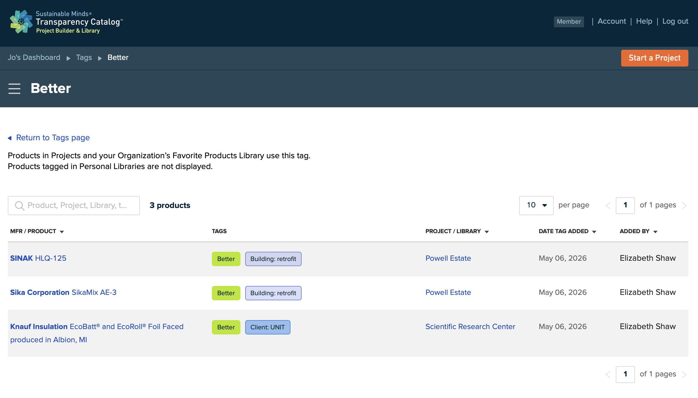 Tag detail page visible to people without tag curation privileges